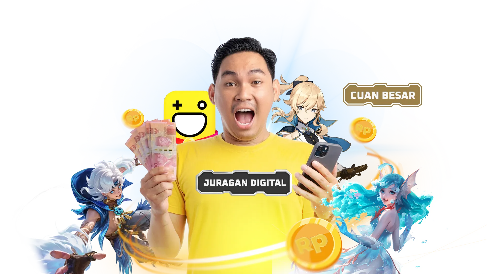 Banner promo top up game 3